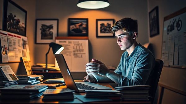 Top 10 tests en ligne pour préparer l'examen du code moto